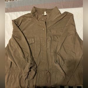 Plus Cinched Waist Jacket